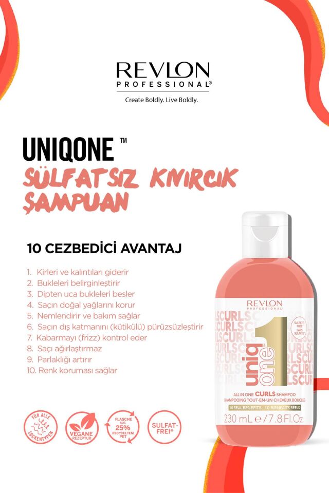 RP UNIQONE CURLS SHAMPOO 230 ml
